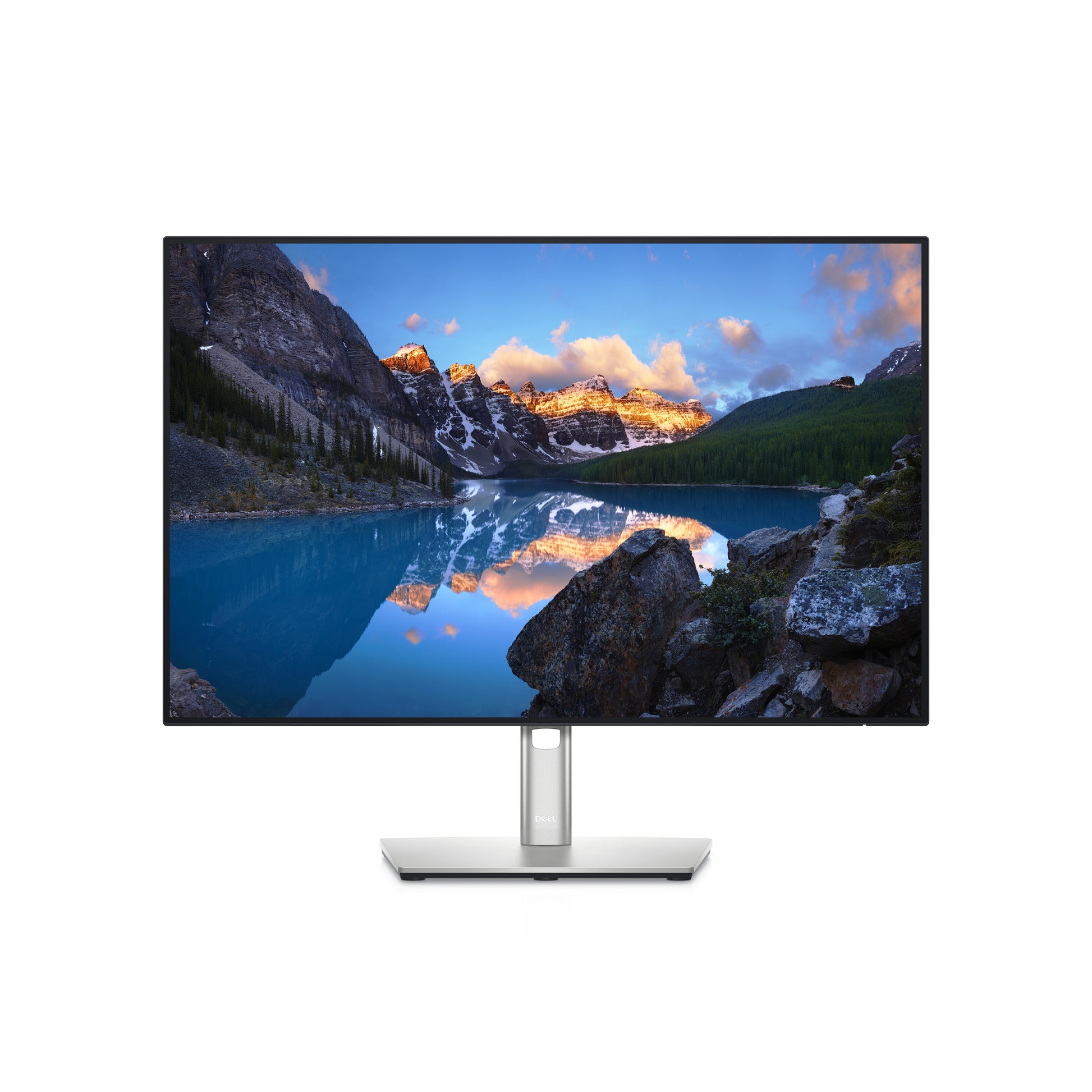 DELL UltraSharp U2421E – Monitor, 24,1", 60 Hz, 350 cd/m², USB-C, Integrierter USB-Hub, VESA 100 × 100, Silber
