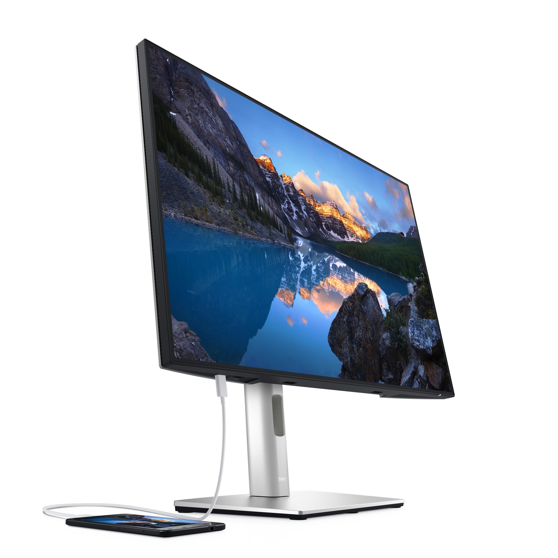 DELL UltraSharp U2421E – Monitor, 24,1", IPS, 60 Hz, 350 cd/m², USB-C, VESA 100 × 100, Schwarz
