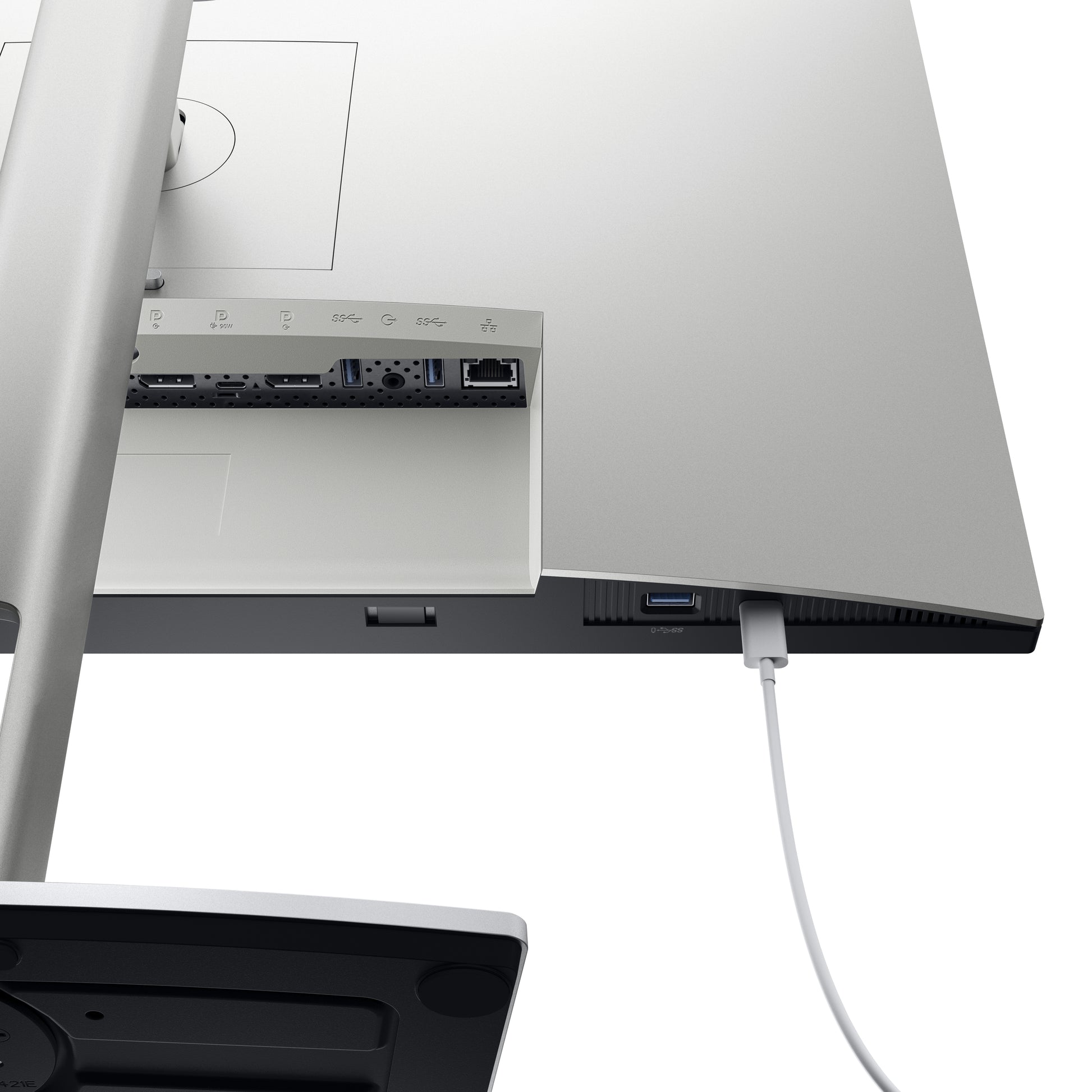 DELL UltraSharp U2421E – Monitor, 24,1", IPS, 60 Hz, 350 cd/m², USB-C, VESA 100 × 100, Schwarz