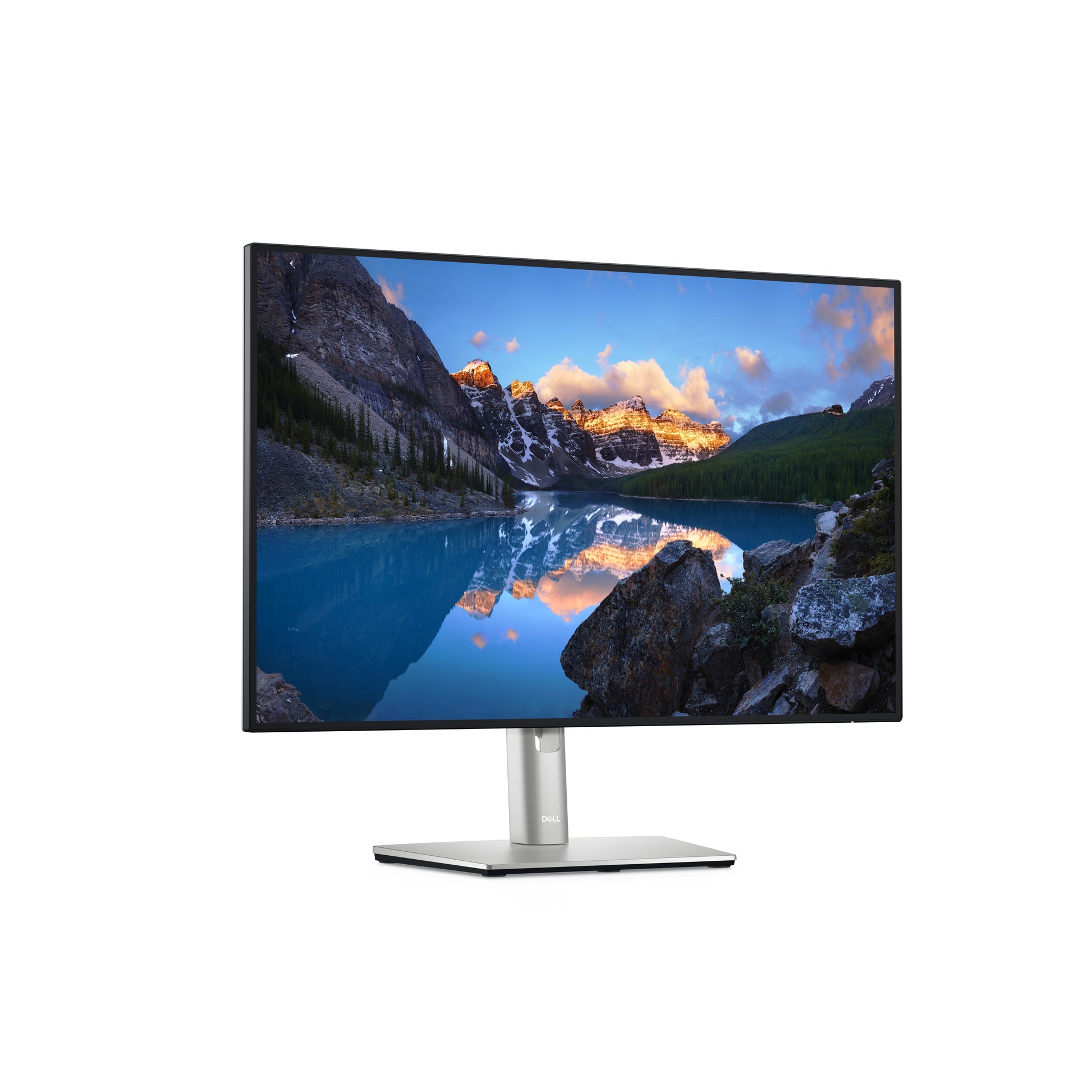 DELL UltraSharp U2421E – Monitor, 24,1", 60 Hz, 350 cd/m², USB-C, Integrierter USB-Hub, VESA 100 × 100, Silber