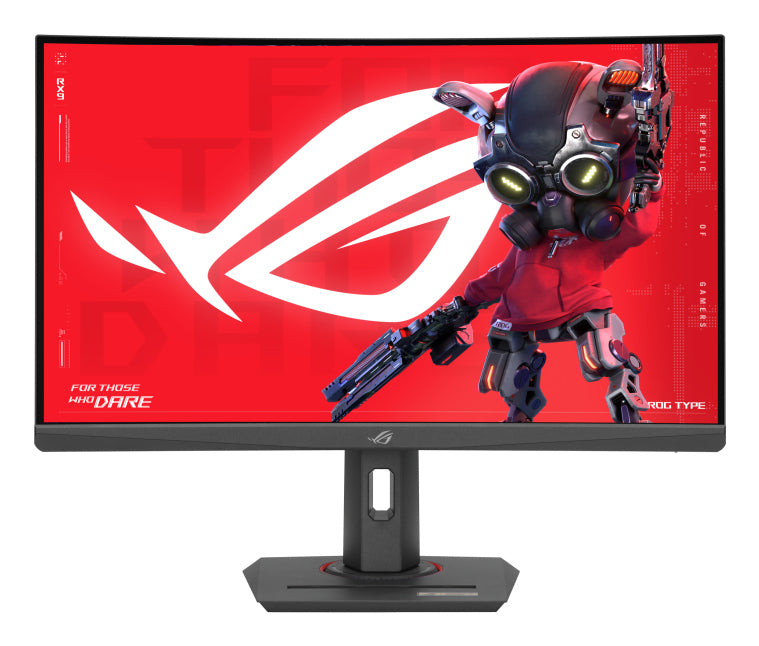ASUS XG27WCS – Monitor, 27", VA, 180 Hz, 400 cd/m², Gebogen, USB-C, VESA 100 × 100, Schwarz