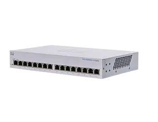 Cisco CBS110 – Unmanaged L2 Switch – 16× 1G, 19", 1U