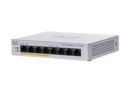 Cisco CBS110-8PP-D – Unmanaged Switch – 8×GbE, L2, PoE 32 W