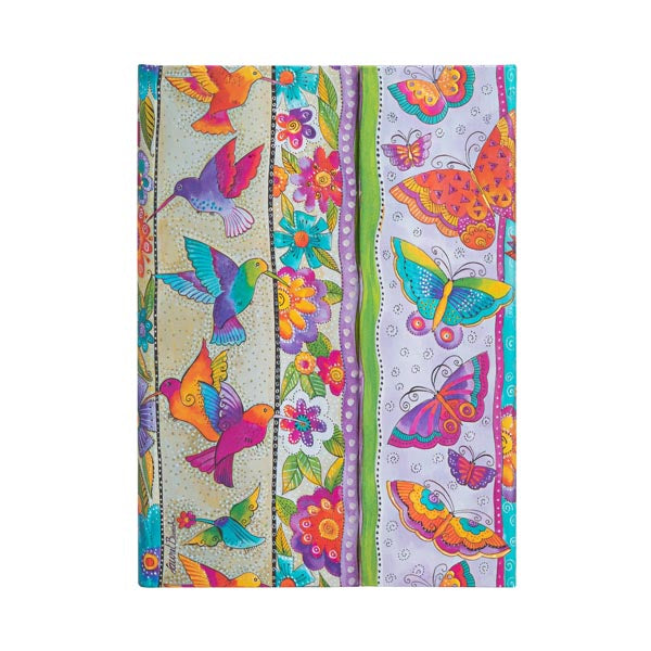 Paperblanks Notizbuch – 130 × 180 mm – 120 g/m² – Hardcover, Leseband, Einstecktasche, mehrfarbig