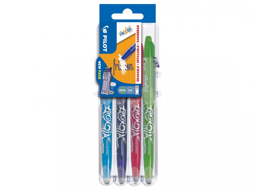 Pilot FriXion Ball – Tintenroller, 0,7 mm, sortiert, radierbar – 4 Stk.