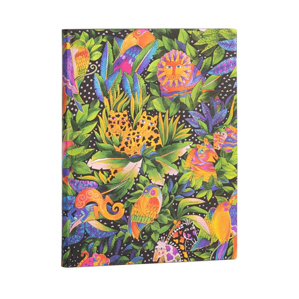 Paperblanks Notizbuch Flexis Jungle Song, Fadenheftung, Softcover, 176 Seiten, 100 g/m² – mehrfarbig