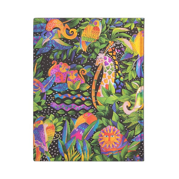 Paperblanks Notizbuch Flexis Jungle Song, Fadenheftung, Softcover, 176 Seiten, 100 g/m² – mehrfarbig