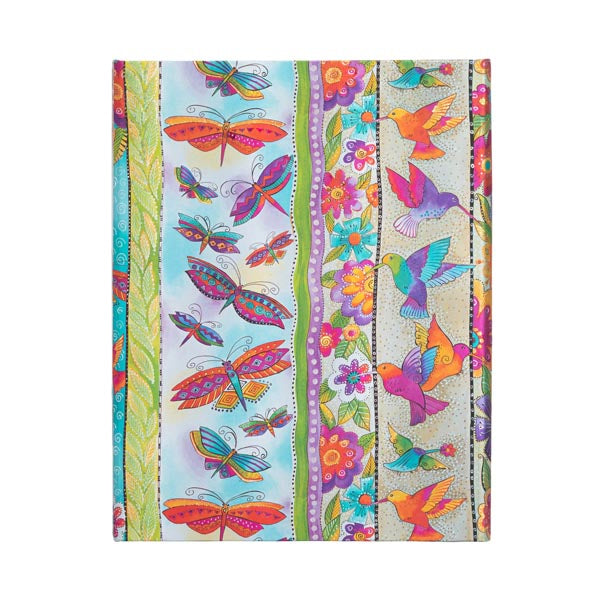 Paperblanks Notizbuch, 180 × 230 mm, liniert, Fadenheftung, Hardcover, 144 Seiten – mehrfarbig