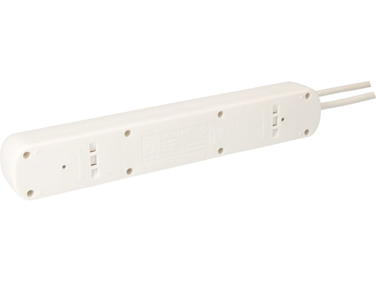 Max Hauri AG Max Hauri Basic-Line V2 – Steckdosenleiste, 8× T13, mit Schalter, 1,5 m, Stecker T12