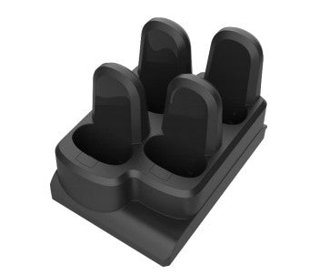 Zebra Ladestation – CR6080-SA40004WW – 4-Slot, induktiv – für CS6080 – Schwarz – inkl. Adapter-Cup
