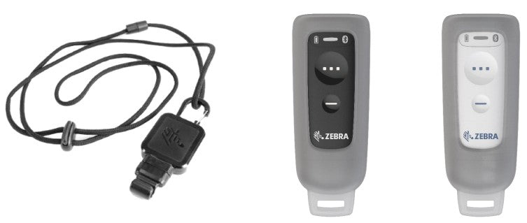Zebra Handschlaufe/Armband – LNYD-000060W-04 – Retraktor, Silikonhülle – für CS60, CS60-HC – schwarz