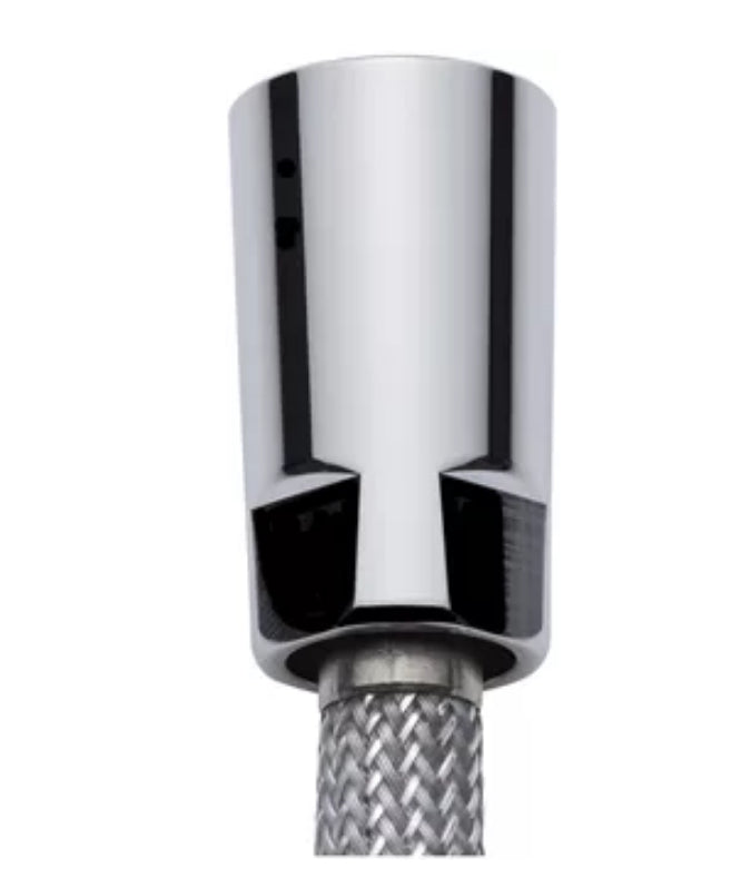 Diaqua Glideflex Auszugsschlauch – 150 cm, Silikon, für 1/2" und 3/8", Chrom