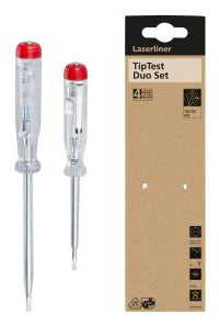 Laserliner Spannungsprüfer TipTest Duo – Kontakt, AC 150–250 V, IP20