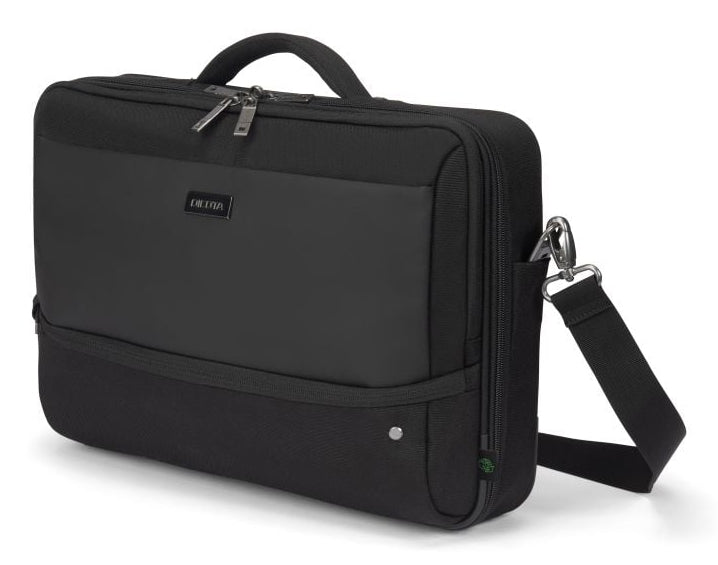 DICOTA Notebook-Tasche bis 16" – abschliessbar, Recyceltes Polyester – Schwarz