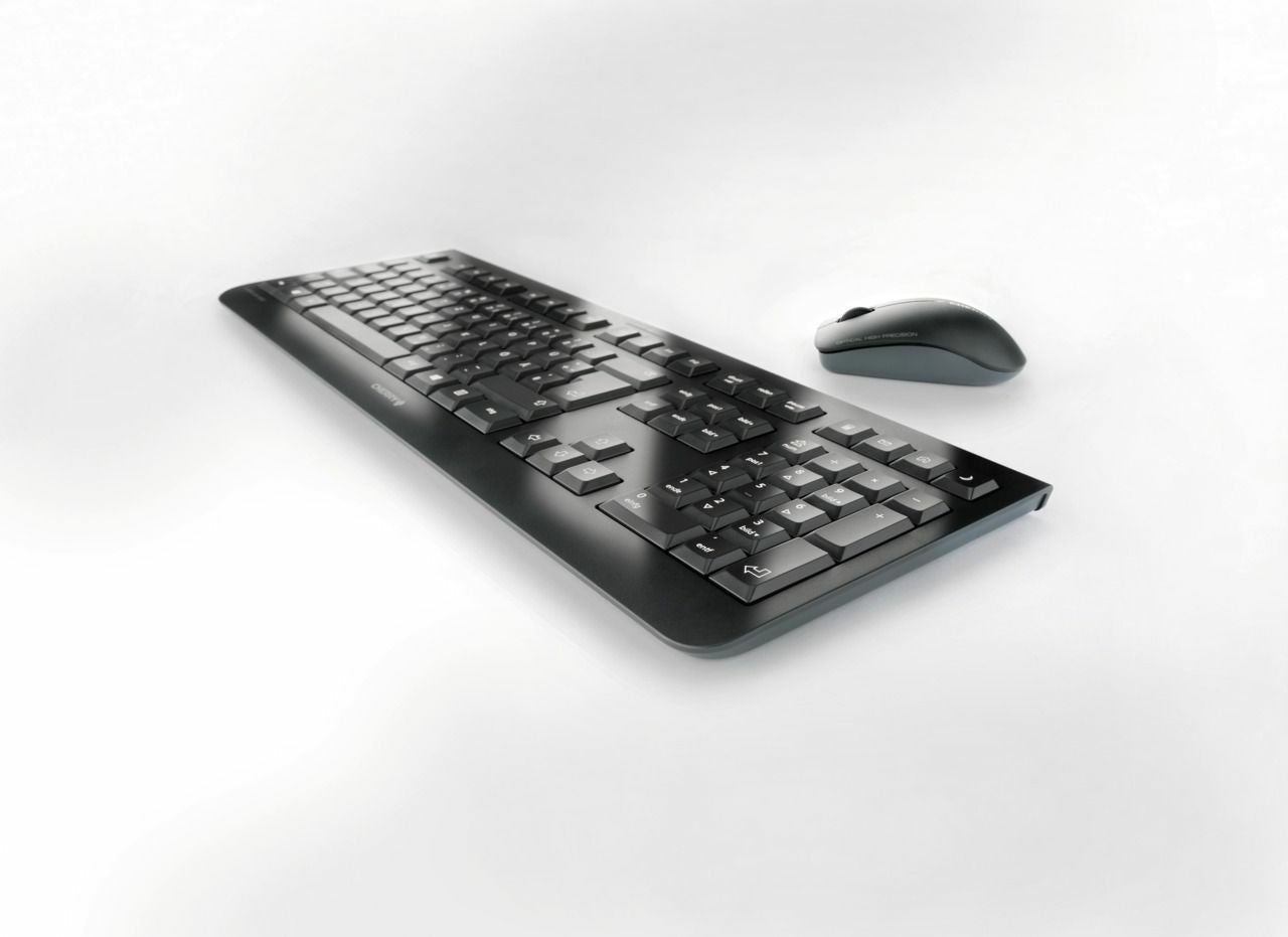 CHERRY DW 3000 HUNGARY – Tastatur, kabellos (2,4 GHz), HU-Layout (HU) – für Windows 10, Windows 11, Windows 7