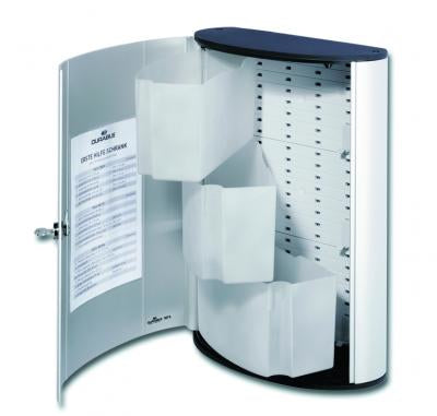 Durable Erste-Hilfe-Kasten L – Aluminium, 30,2 cm, 11,8 cm