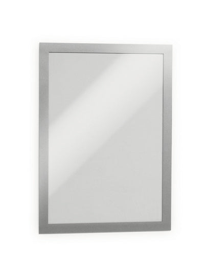 Durable DURAFRAME Magnetrahmen – A4 – Silber – 2er-Pack