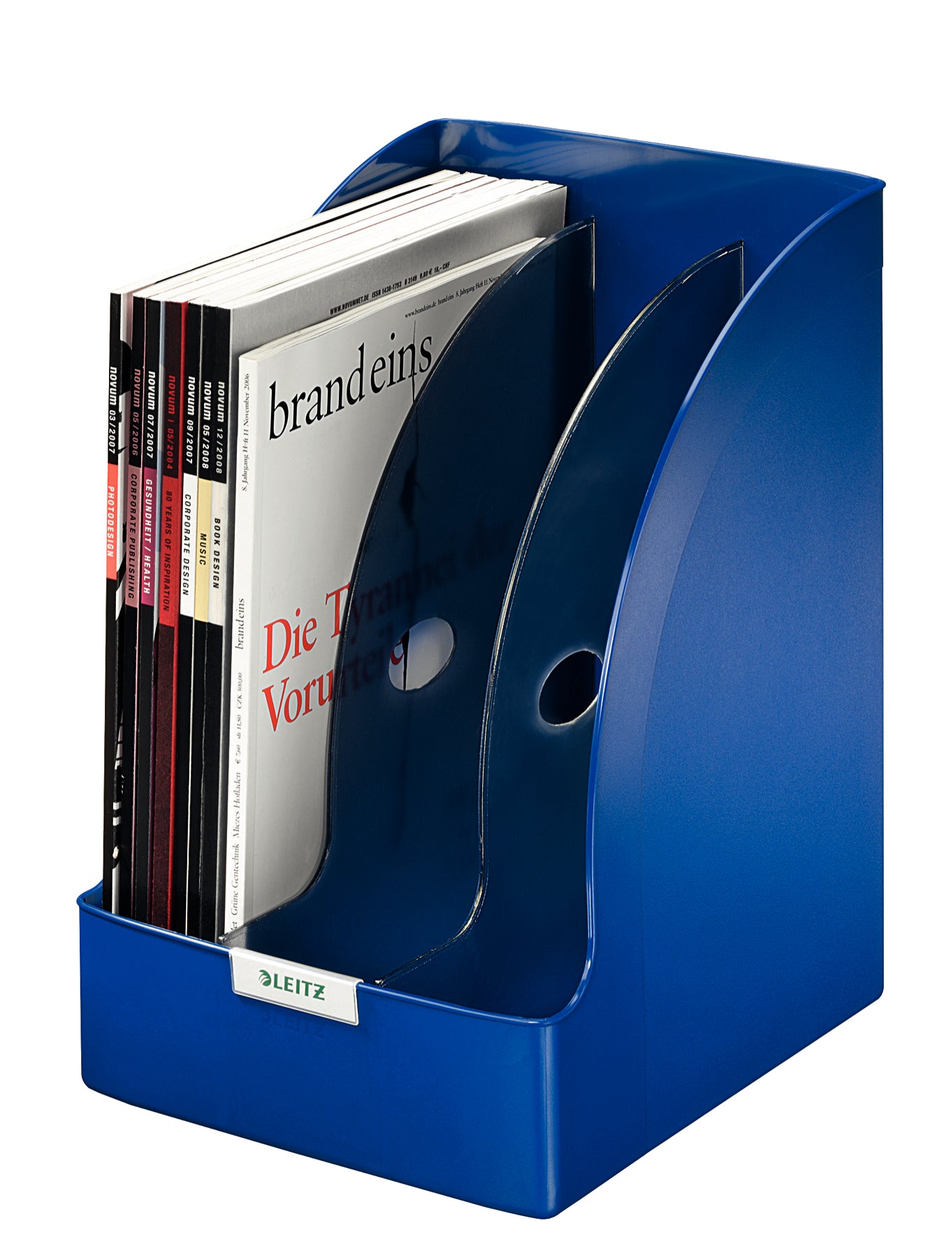 Leitz Stehsammler A4 – 205 mm, Blau, Kunststoff