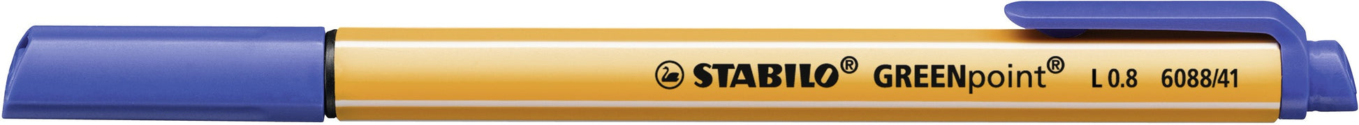 STABILO GREENpoint Fineliner 0,8 mm – blau