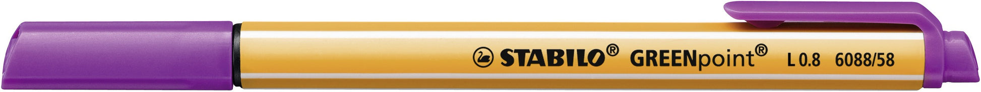STABILO GREENpoint Fineliner 0,8 mm – violett
