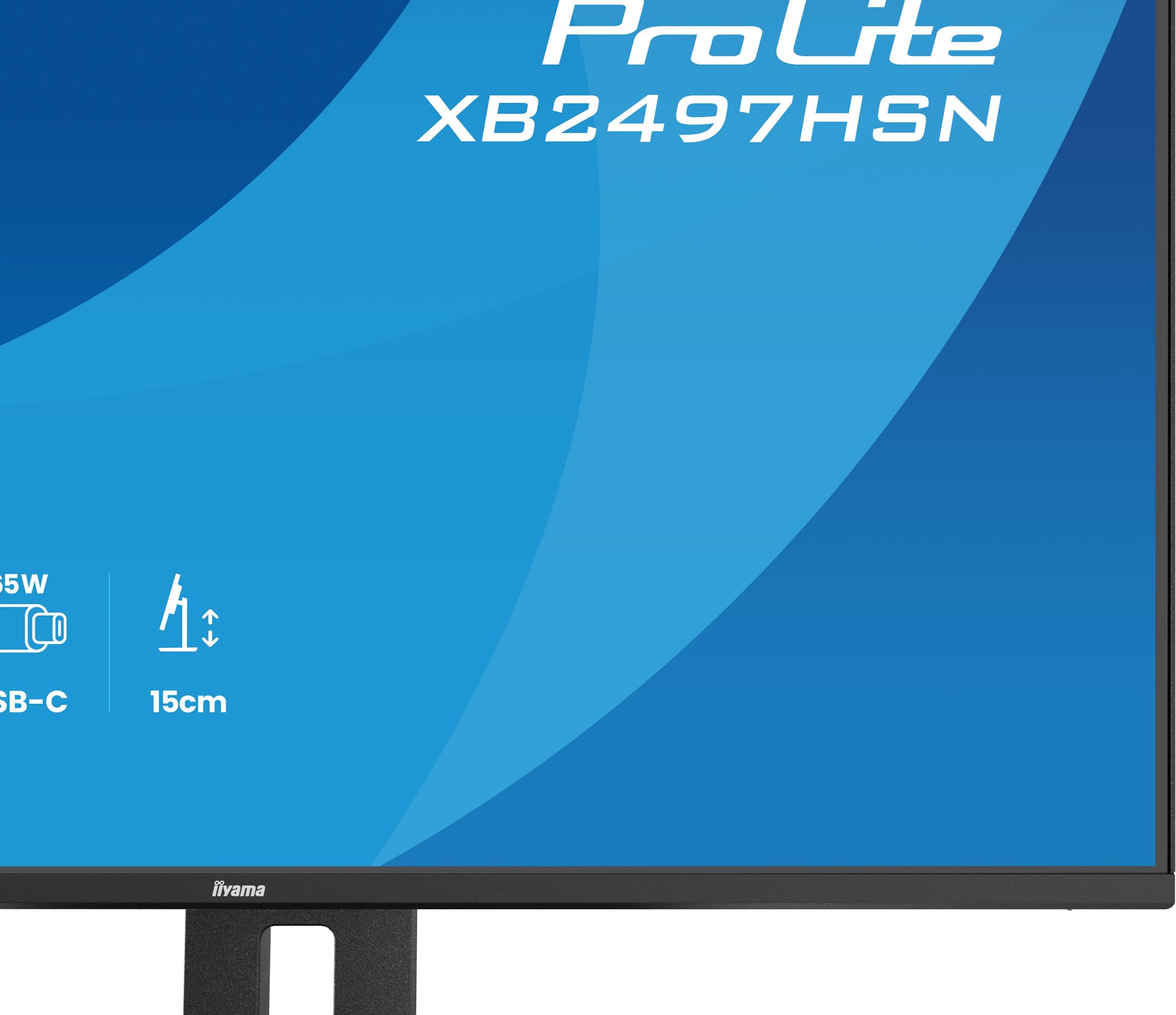 iiyama ProLite XB2497HSN-B1 – 23,8", 1920 × 1080 (Full HD), IPS, 100 Hz, USB-C 65 W, LAN