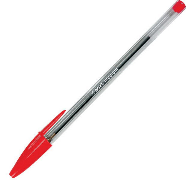 BIC Kugelschreiber – Transparent, Kunststoff