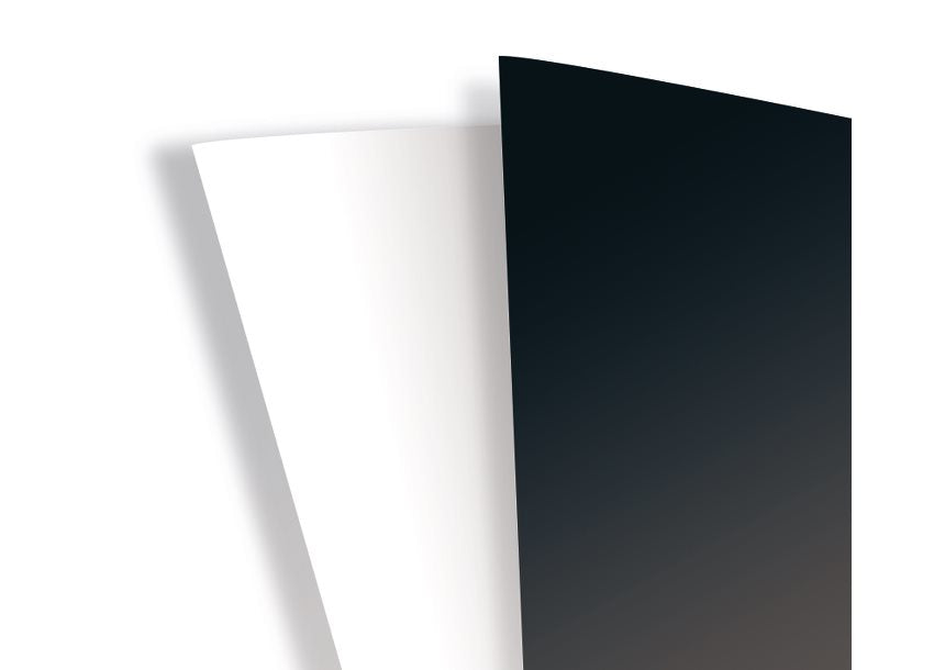 GBC HiGloss & HiClear Umschlagdeckel – A4 – 250 g/m², glänzend, Karton, schwarz – 50 Stk.