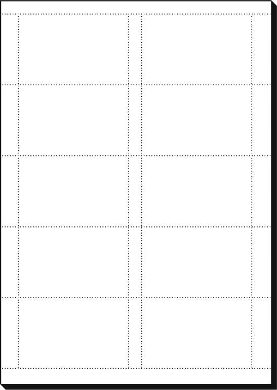 Sigel Visitenkarten, 85 × 55 mm – A4, 10 pro Blatt – 600 Karten – FSC-zertifiziert, beidseitig bedruckbar
