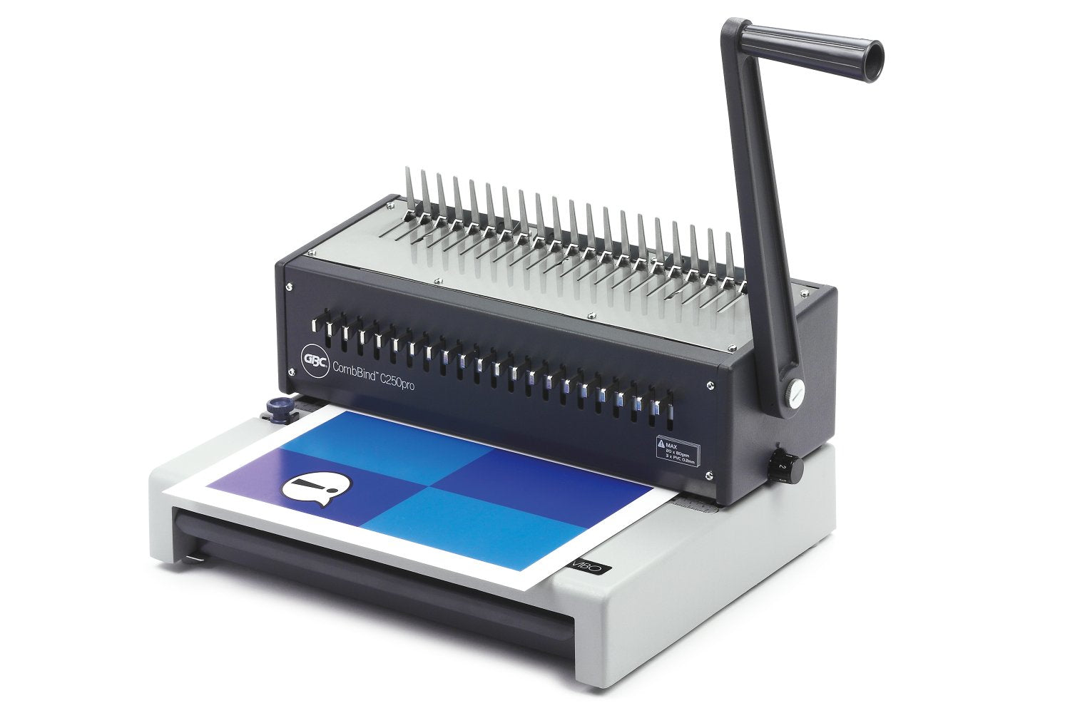 GBC CombBind C250Pro Stanz- und Bindemaschine – Plastikbindung, für 21-Loch, A3, bis 20 Blatt