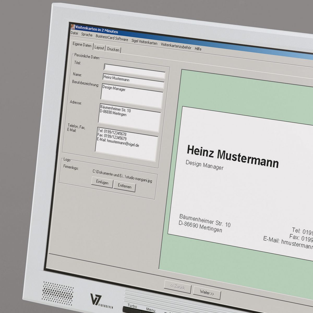 Sigel Visitenkarten, 85 × 55 mm – A4, 10 pro Blatt – 600 Karten – FSC-zertifiziert, beidseitig bedruckbar