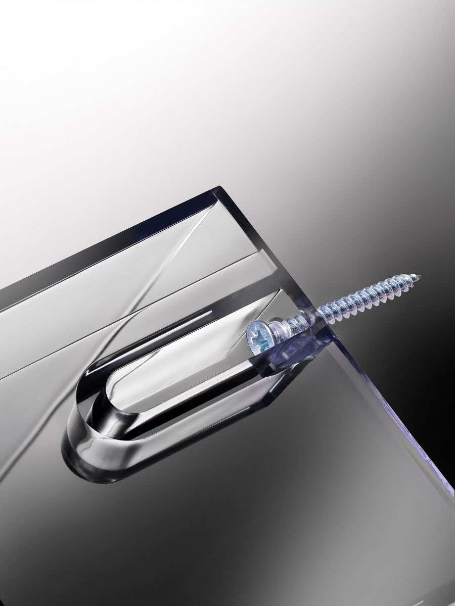 Sigel Wandprospekthalter – für A4 – 3 Fächer – hoch – transparent – Acryl