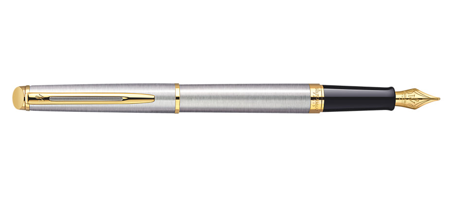 Waterman Hémisphère – Federspitze F – silber, blau