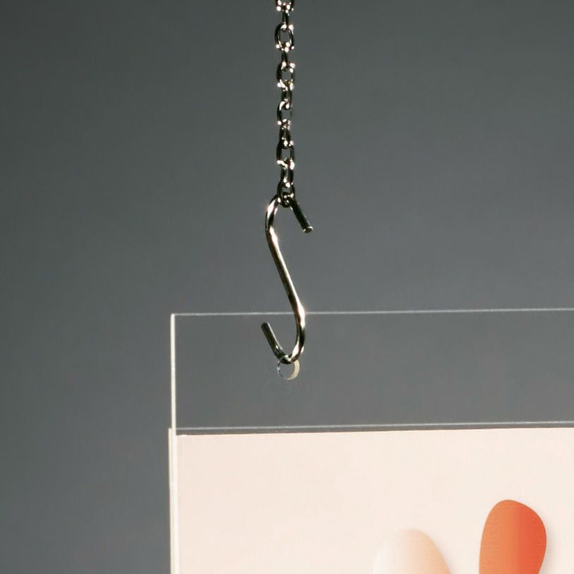 Sigel Plakattasche – 210 × 327 mm, transparent, UV-beständig, für A4 hoch