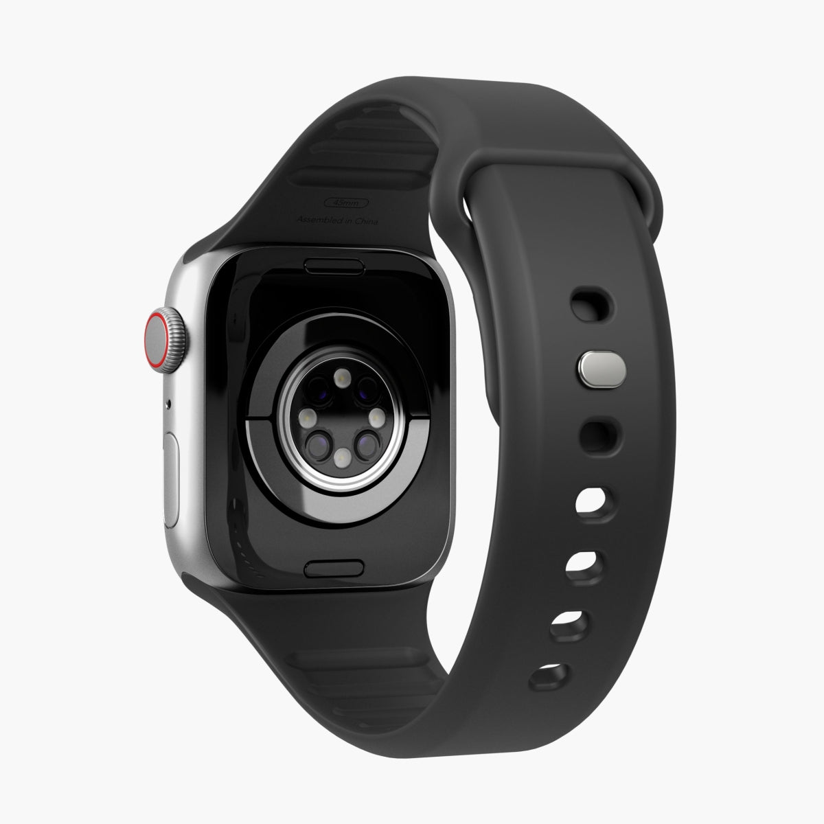 Vonmählen Classic Band 2 – Silikon, Schwarz, für Apple Watch