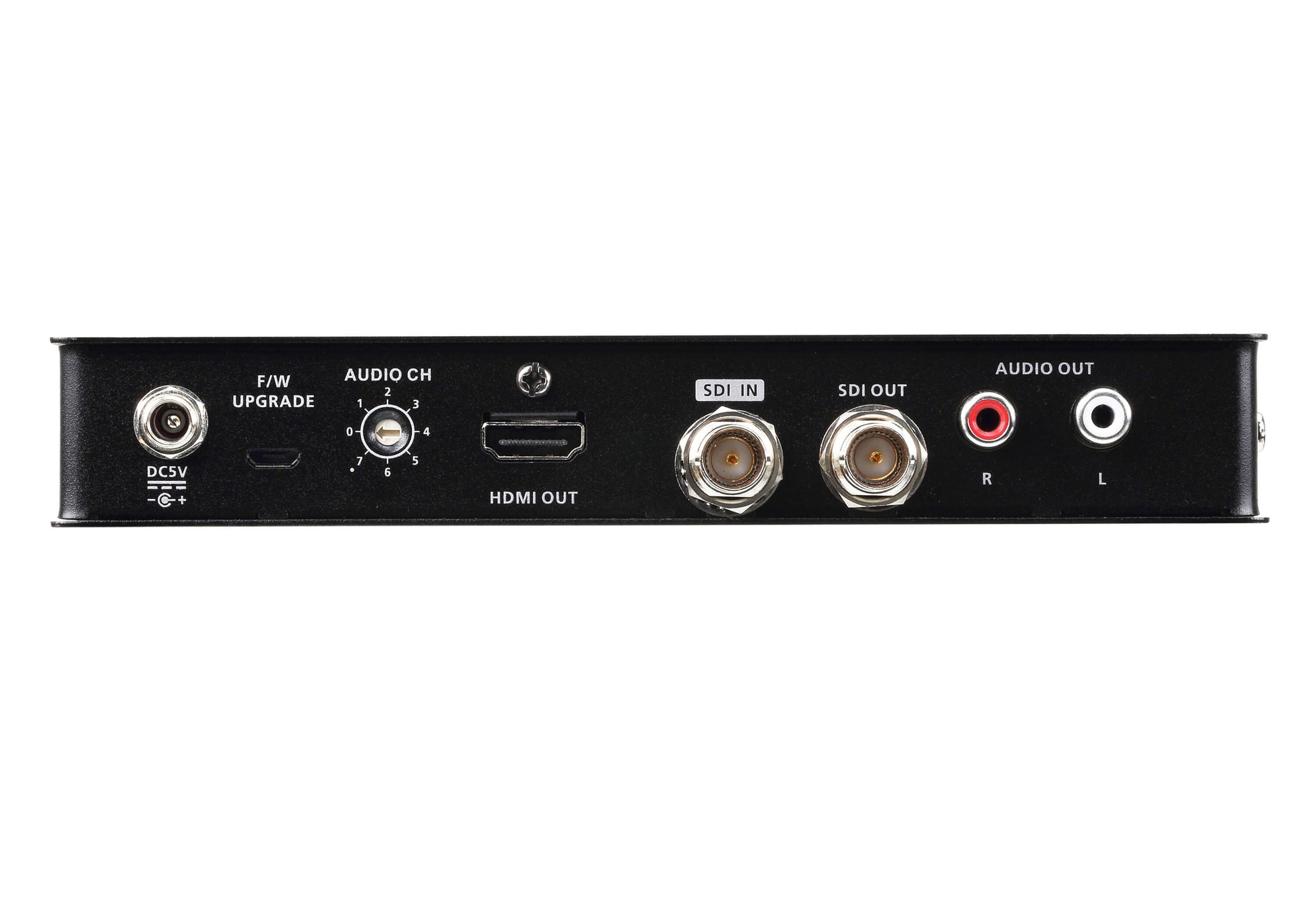 ATEN VC486 Adapter 12G-SDI zu HDMI – 4K (3840 × 2160), bis 45 m (12G-SDI), Neutaktung, RCA, Schwarz