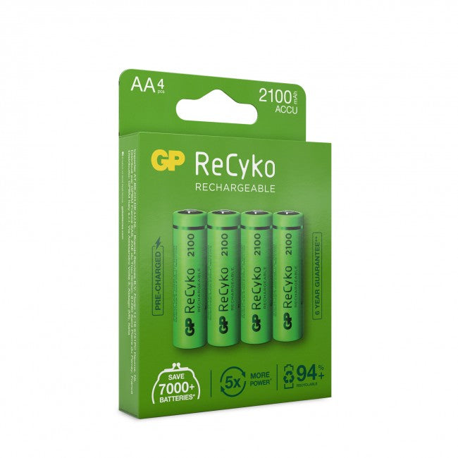 GP Batteries GP AA Akkus, NiMH, 2000 mAh, 1,2 V – 4 Stk.