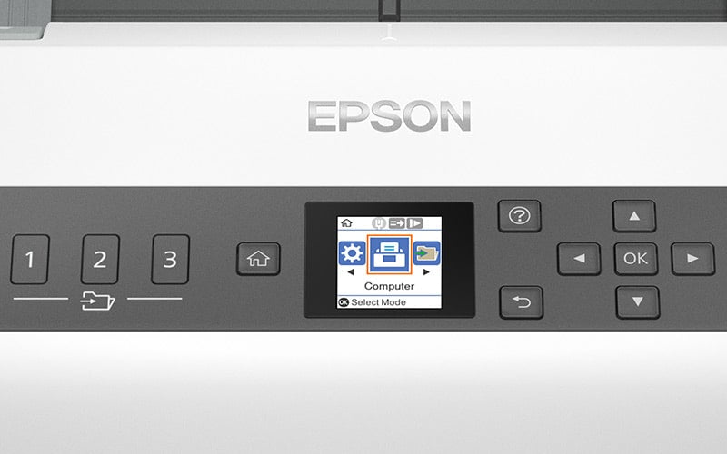 Epson DS-730N – Dokumentenscanner, A4, Duplex, 40 ppm, 600 dpi, ADF 100 Blatt, LAN, USB