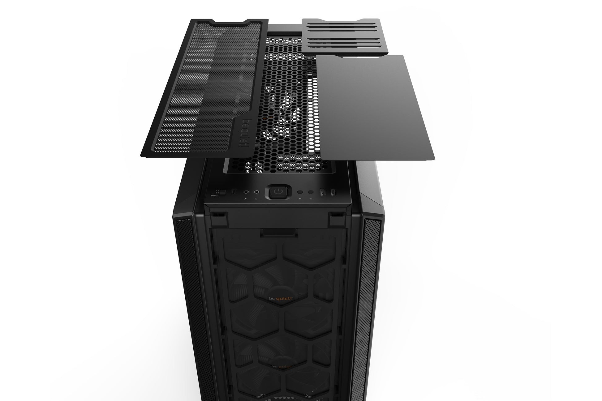 be quiet! be quiet Silent Base 802 – Midi Tower – Schwarz, für ATX, EATX, micro ATX und andere, 2×140 mm, 553×281×539 mm