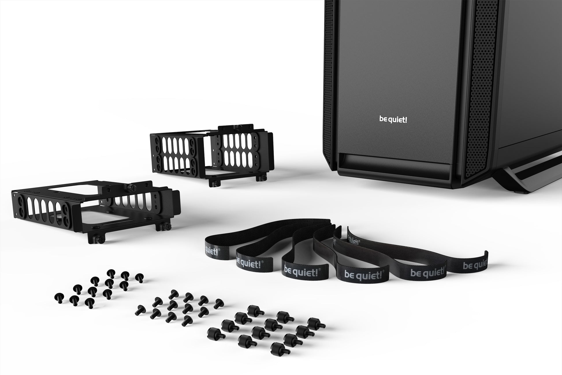 be quiet! be quiet Silent Base 802 – Midi Tower – Schwarz, für ATX, EATX, micro ATX und andere, 2×140 mm, 553×281×539 mm