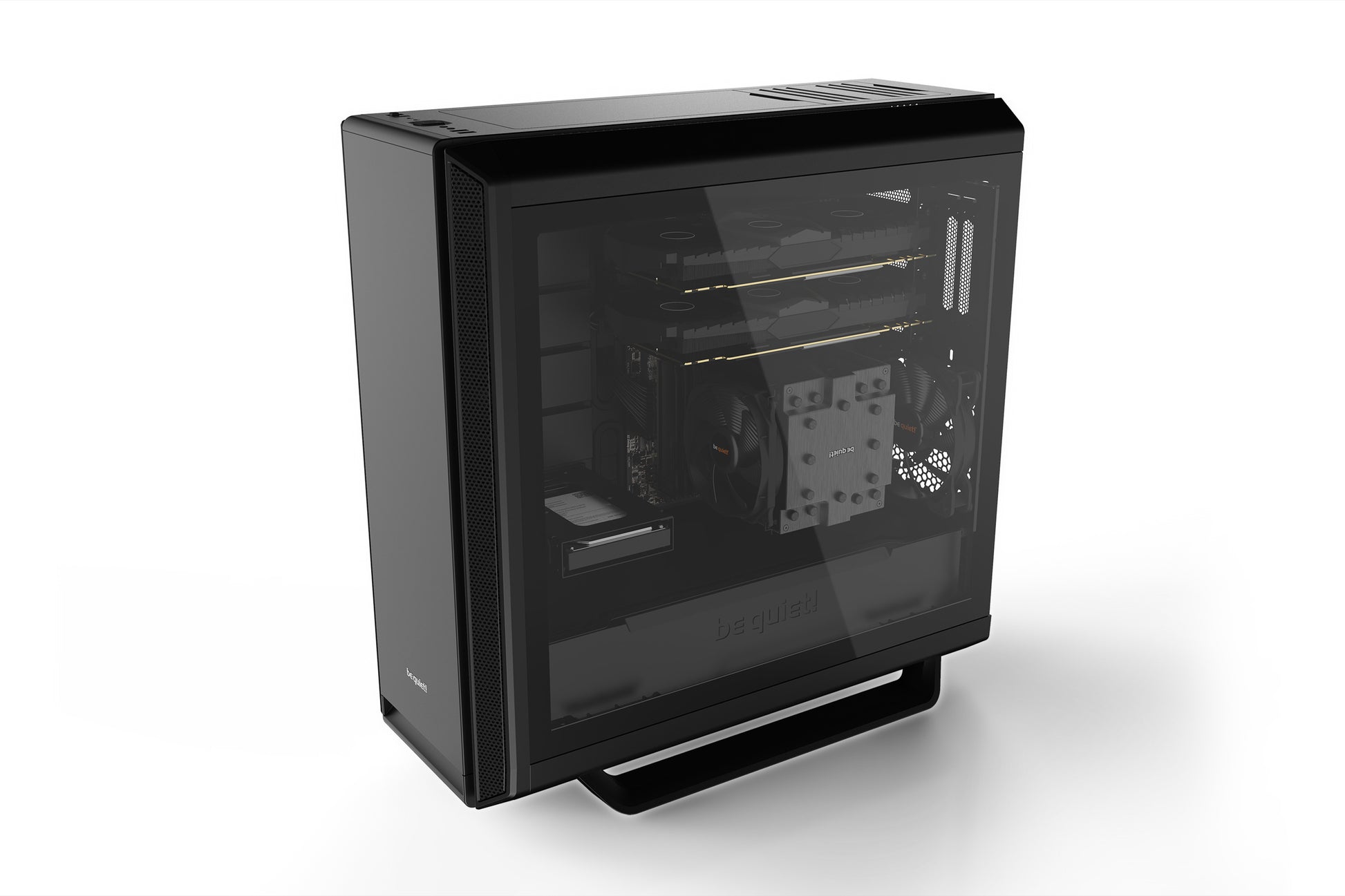 be quiet! be quiet Midi Tower – Silent Base 802 – Schwarz, Seitenfenster, für ATX, EATX, micro ATX und andere, 553×281×539 mm