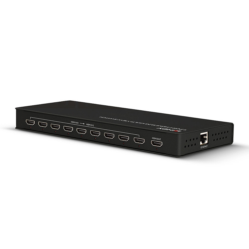 Lindy 9-Port HDMI 10,2 Gbit/s Multi-View Switch – HDMI-Switch, 10,2 Gbit/s, Multi-View