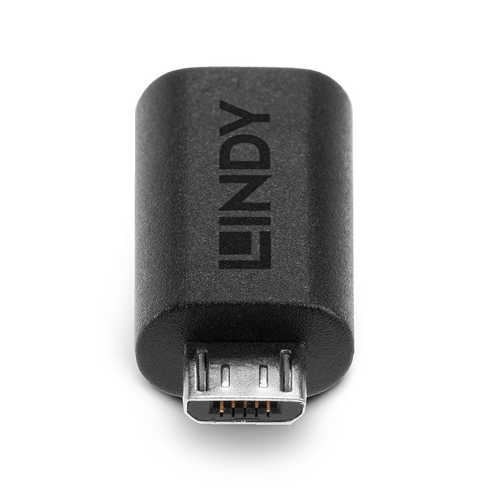 Lindy USB-C (Buchse) auf Micro-B (Stecker) Adapter, USB 2.0