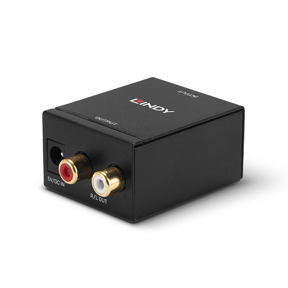 Lindy AV-Konverter (DAC), TosLink/Koaxial → Dual-Cinch (RCA)