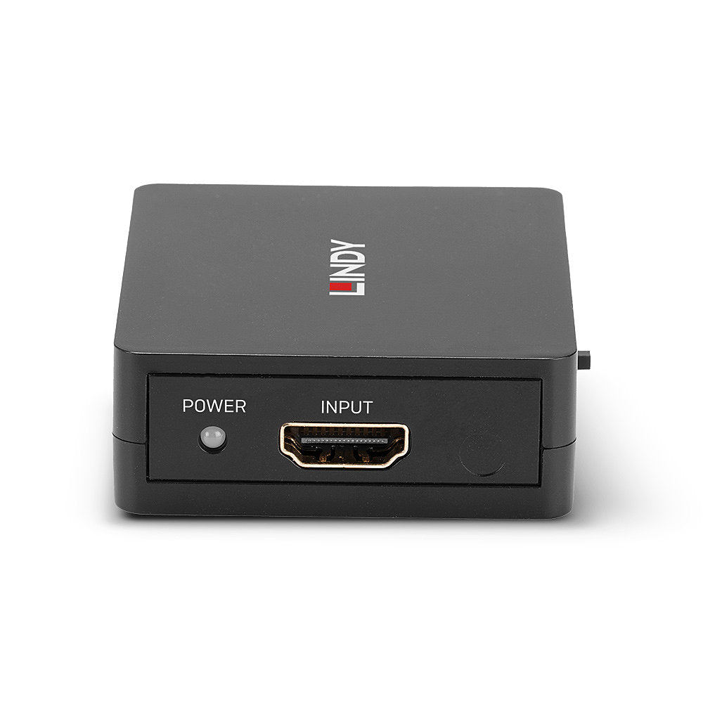 Lindy 2 Port HDMI 18G Splitter Kompakt – HDMI-Splitter, 1×2, 18 Gbit/s, HDMI