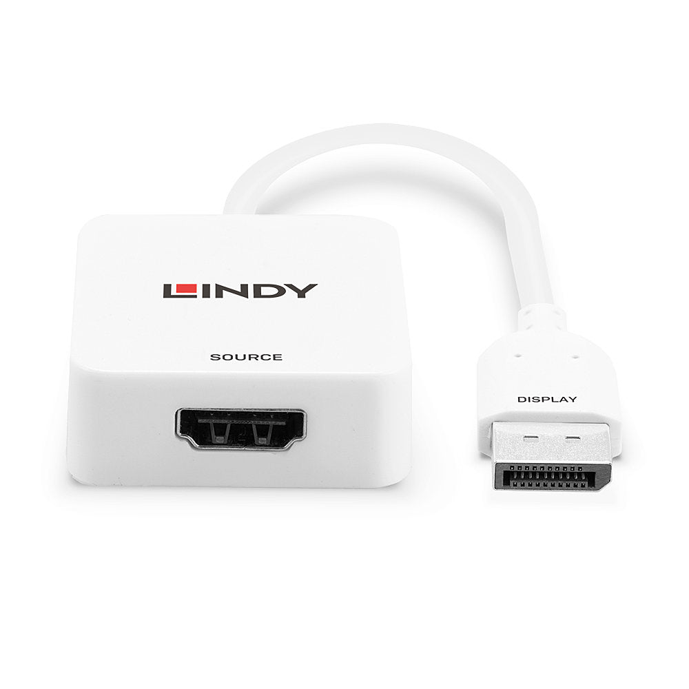 Lindy HDMI auf DisplayPort Adapter, DP 1.2, 18 Gbit/s