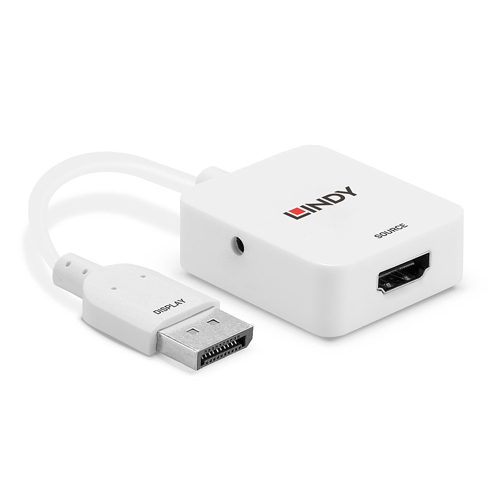 Lindy HDMI auf DisplayPort Adapter, DP 1.2, 18 Gbit/s
