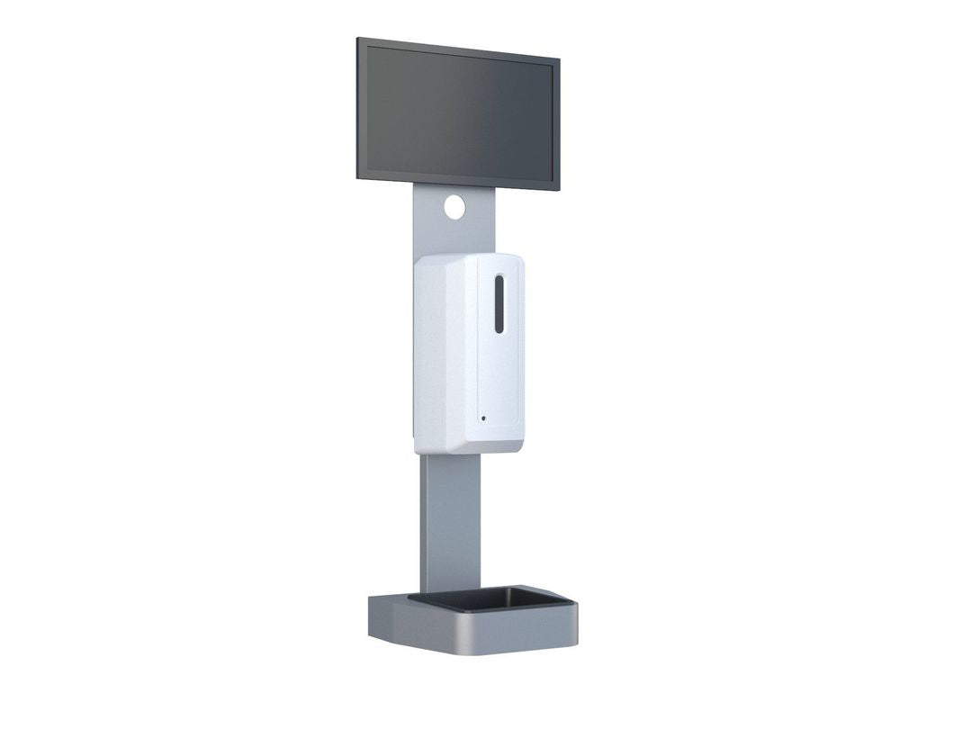 Multibrackets Automatischer Desinfektionsmittelständer – Standgerät – 1000 ml, weiss, ABS
