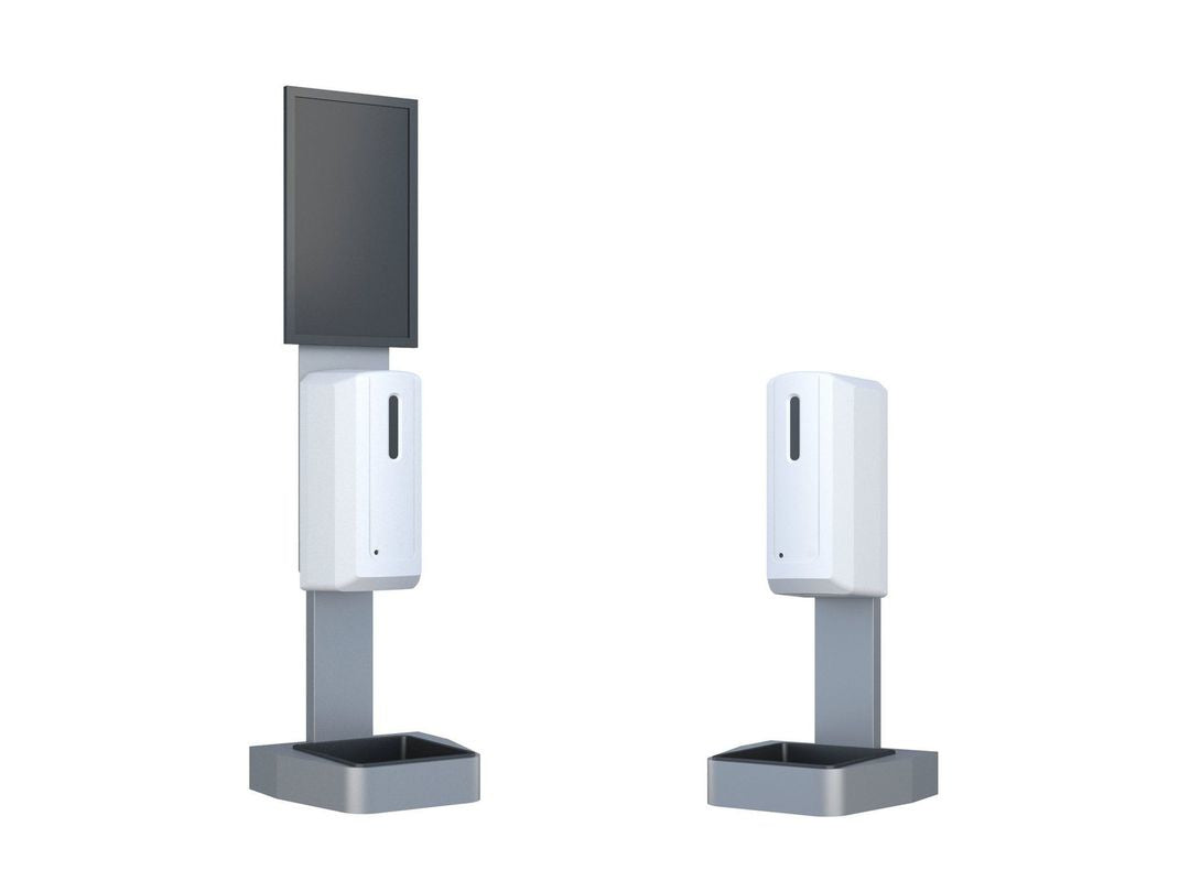 Multibrackets Automatischer Desinfektionsmittelständer – Standgerät – 1000 ml, weiss, ABS