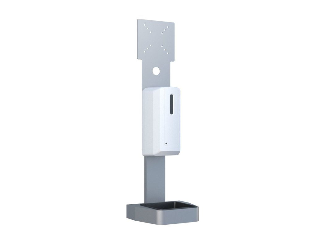 Multibrackets Automatischer Desinfektionsmittelständer – Standgerät – 1000 ml, weiss, ABS