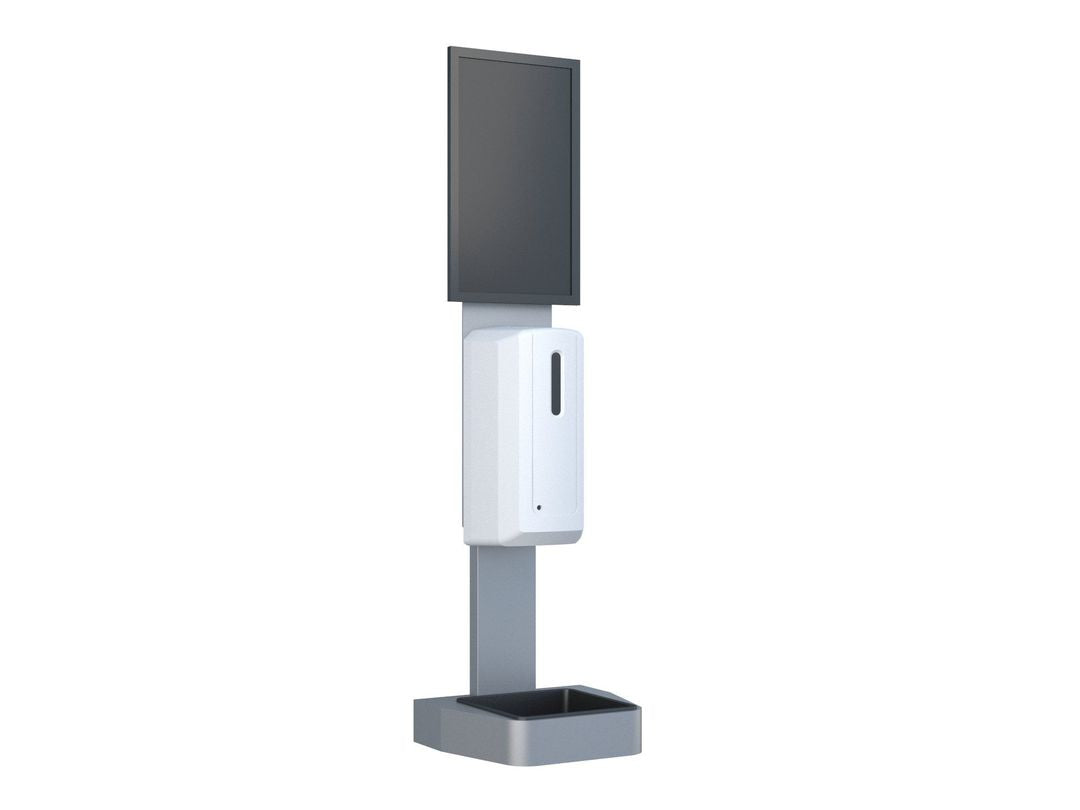 Multibrackets Automatischer Desinfektionsmittelständer – Standgerät – 1000 ml, weiss, ABS